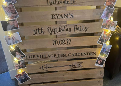 Pallet sign 30th Birthday