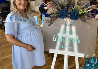 Baby shower sign