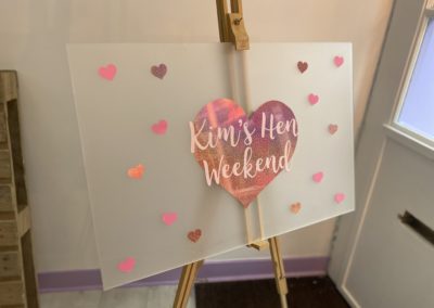 Hen Weekend Sign